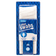 NUVALU COTTON SWAB 550CT PLASTIC STICK (ITEM NUMBER: 12028)