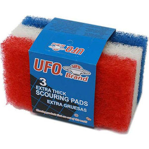 UFO/777 3/PK SCOURING PADS EXTRA THICK (ITEM NUMBER: 12140)