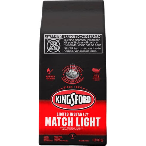 KINGSFORD CHARCOAL/MATCH LIGHT-4LB (ITEM NUMBER: 12144)