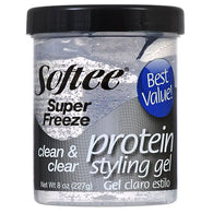 SOFTEE STYLING GEL 8oz SUPER FREEZE (ITEM NUMBER: 12274)