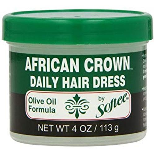 SOFTEE HAIR DRESSING 5oz AFRICAN CROWN #1114 (ITEM NUMBER: 12282)