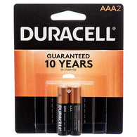 BATTERIES/AAA-2PACK #DURACELL COPPERTOP (ITEM NUMBER: 12313)