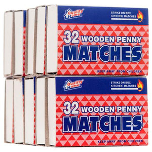 WOODEN MATCHES-10PK/32CT (ITEM NUMBER: 12508)