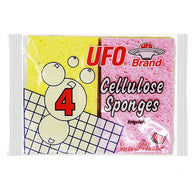 UFO/904 4/PK CELLULOSE SPONGE/IRR (ITEM NUMBER:12582)