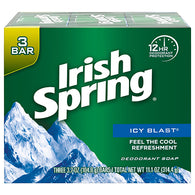 IRISH SPRING BAR SOAP-3PK/ICY BLAST (ITEM NUMBER:12586)