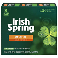 IRISH SPRING BAR SOAP-3PK/ORIGINAL (ITEM NUMBER:12589)