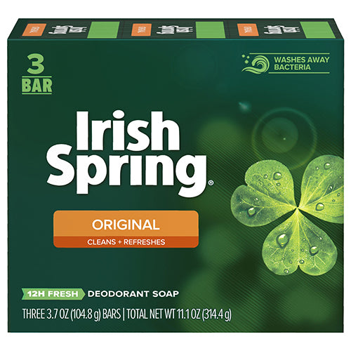 IRISH SPRING BAR SOAP-3PK/ORIGINAL (ITEM NUMBER:12589)