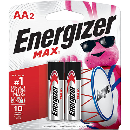 BATTERIES AA-2PK #ENERGIZER (ITEM NUMBER:12741)