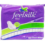 FEELSILK PADS W/WINGS-14CT REGULAR-MAXI (ITEM NUMBER: 12824)