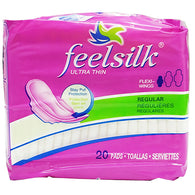 FEELSILK PADS W/WINGS-20CT REGULAR-THIN (ITEM NUMBER: 12825)