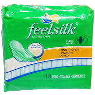 FEELSILK PADS W/WINGS-18CT SUPER (ITEM NUMBER: 12826)