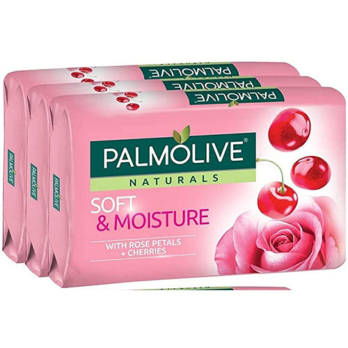 PALMOLIVE BAR SOAP 3PK SOFT PNK 80g (ITEM NUMBER: 12968)
