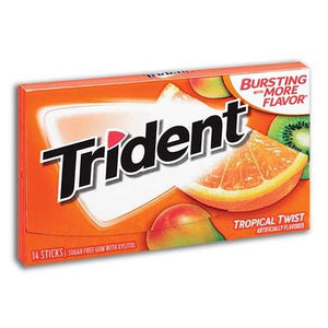 TRIDENT GUM-TROPICAL 14-STK (ITEM NUMBER: 13053)