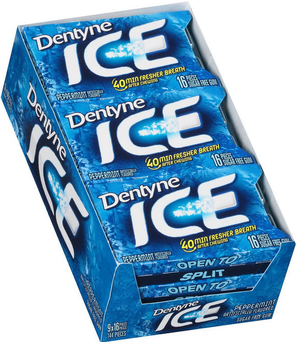 DENTYNE ICE SPLIT 2 FIT GUM-PEPPERMINT (ITEM NUMBER: 13068)