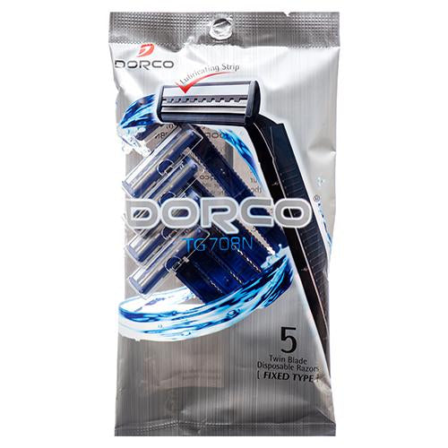 DORCO #TG708N 5PK W/TWIN BLADE (ITEM NUMBER: 13158)