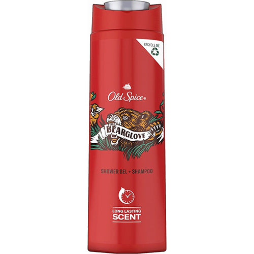 OLD SPICE BODY WASH 400ml BEAR GLOVE (ITEM NUMBER: 13401)