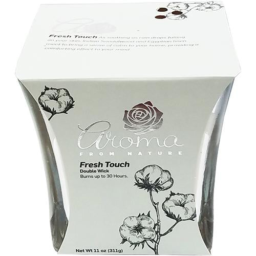 AROMA TUMBLER CANDLE-FRESH TOUCH 11oz (ITEM NUMBER: 13553)