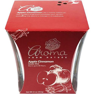 AROMA TUMBLER CANDLE-APPLE CINNAMON 11oz (ITEM NUMBER: 13555)