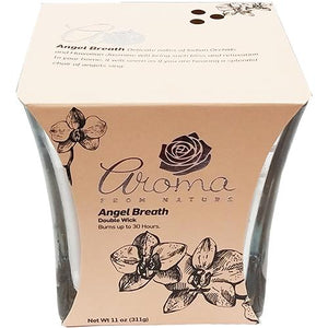 AROMA TUMBLER CANDLE-ANGEL BREATH 11oz (ITEM NUMBER: 13556)