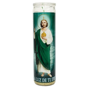 RELIGIOUS CANDLE 8" SAN JUDAS TADEO (ITEM NUMBER:13773)