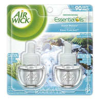 AIR WICK SCENTED OIL-2PK/FRESH WATERS #79717 0.67oz (ITEM NUMBER: 13876)