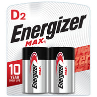 BATTERIES D-2PK #ENERGIZER (ITEM NUMBER: 14126)