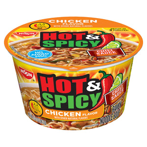 NISSIN HOT & SPICY BOWL COUP 3.32oz CHICKEN (ITEM NUMBER: 20194)