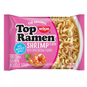 NISSIN TOP RAMEN SHRIMP 3oz (ITEM NUMBER:20013)