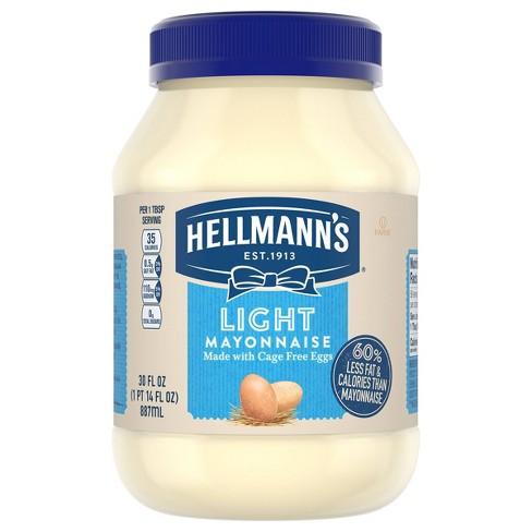 HELLMANN'S LIGHT MAYONNAISE 30oz (ITEM NUMBER:20018)