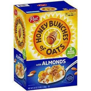HONEY BUNCHES OF OATS ALMONDS 48oz (ITEM NUMBER:20056)
