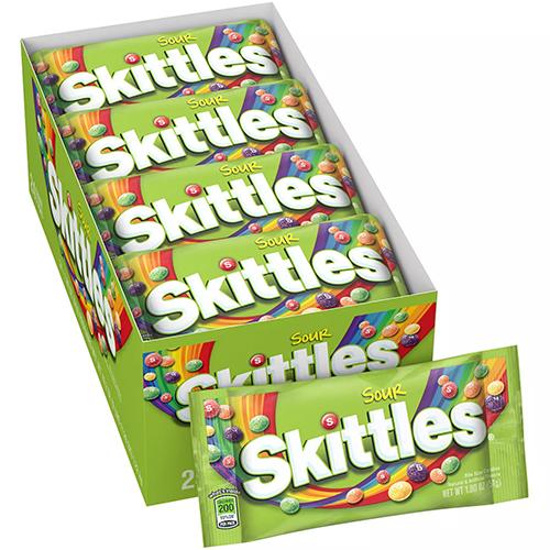 SKITTLES SOUR CANDY 1.8oz (ITEM NUMBER:20095)