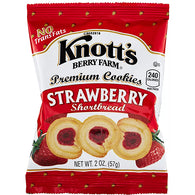 KNOTT'S STRAWBERRY SHORTBREAD CAKES 2oz (ITEM NUMBER: 20175)