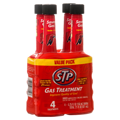 STP GAS TREATMENT 4PACK 5.25Z #78609 (ITEM NUMBER: 13217)