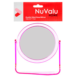 NUVALU STAND MIRROR DOUBLE SIDE 4.3" (ITEM NUMBER: 60023)