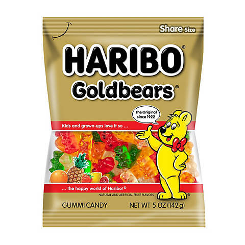 HARIBO GOLD BEAR GUMMY 5oz (ITEM NUMBER: 10039)