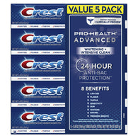 CREST 5PK TOOTHPASTE - 5.8oz 5PK PRO HEALTH (ITEM NUMBER:11447)