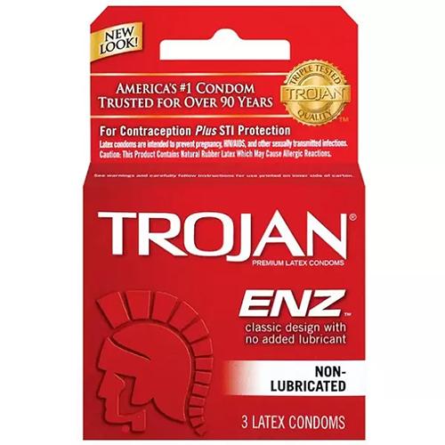 CONDOMS ENZ RED #TROJAN (ITEM NUMBER:30123)  HOME PLUS TRADING INC