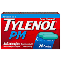 TYLENOL PM CAPLET 24CT (ITEM NUMBER: 60345)
