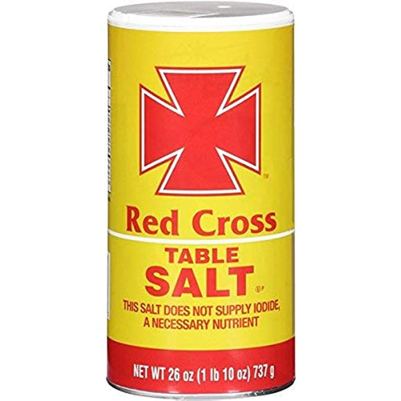 RED CROSS TABLE SALT 26oz (ITEM NUMBER: 30036)