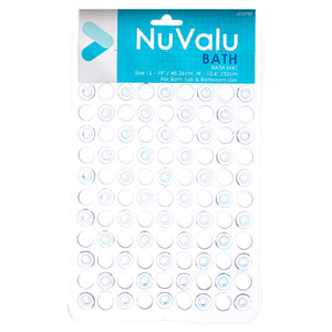 NUVALU BATH MAT 12.6" X 19" 190G W/ASST COLORS (ITEM NUMBER: 14096)