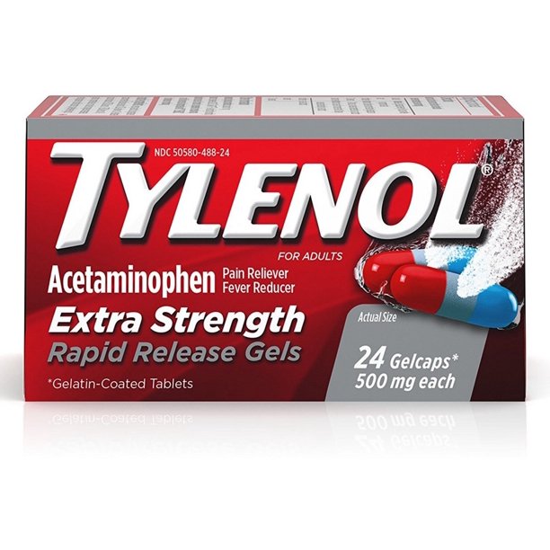 TYLENOL RAPID RELEASE GEL CAP 24CT (ITEM NUMBER: 60352) – HOME PLUS ...