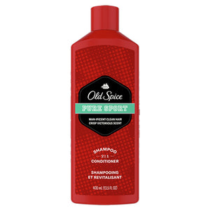 OLD SPICE 2IN1 SHAMPOO 13.5oz PURE SPORT (ITEM NUMBER: 70000)