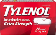 TYLENOL EXTRA STRENGTH CAPLET 24CT (ITEM NUMBER: 60346)
