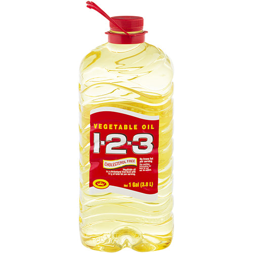 123 VEGETABLE OIL 128oz (ITEM NUMBER: 80003)