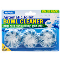 NUVALU TOILET BOWL CLEANER BLUE 3PK (ITEM NUMBER: 11905)