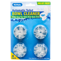 NUVALU TOILET BOWL CLEANER BLUE 4PK (ITEM NUMBER: 14049)