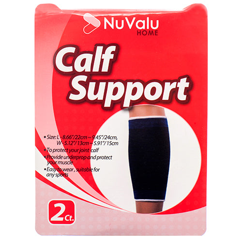 NUVALU ELASTIC SUPPORT CALF 2PC W/BLISTER (ITEM NUMBER: 40010)