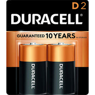 BATTERIES/D-2PACK #DURACELL COPPERTOP (ITEM NUMBER: 90058)