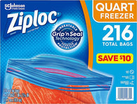 ZIPLOC FREEZER BAG 54CT QT ZIPPER (ITEM NUMBER: 19007)