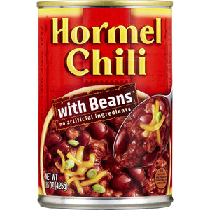 HORMEL CHILI WITH BEANS CAN 15oz (ITEM NUMBER: 20196)